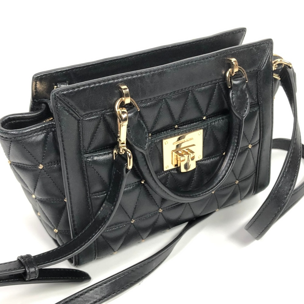 Small Michael Kors Vivianne Stud Cross Body Bag